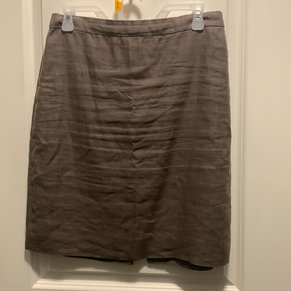 J. Crew Linen Pencil Skirt Size 6